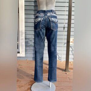 Miss Me Stretch Denim Embellished Easy Skinny Jeans~29~